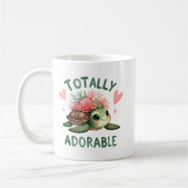 Totaal aanbiddelijke schildpad Mooie Kunst Koffiemok