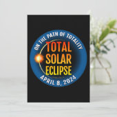 Totaal aantal zonsverduisteringen 8 april 2024 04 kaart (Staand voorkant)