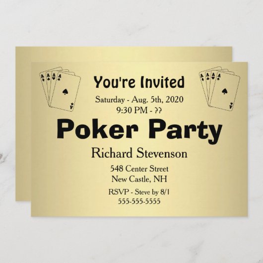 Totaal Aanvraag van Aangepaste tekstpoker Kaart (Voorkant / Achterkant)