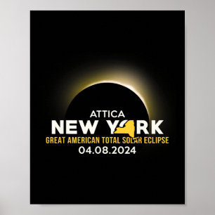 Totaal Amerika 04 08 24 Totaal Zonnerampen 2024 Poster