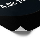 Totaal Amerika 04 08 24 Totaal Zonnerampen 2024 Poster (Hoek)