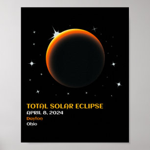 Totaal Amerika 04 08 24 Totaal Zonnerampen 2024 Poster