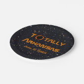 Totaal Arkansas 2024 Zonsverduistering Papieren Bordje (Gekanteld)