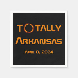 Totaal Arkansas 2024 Zonsverduistering Servet