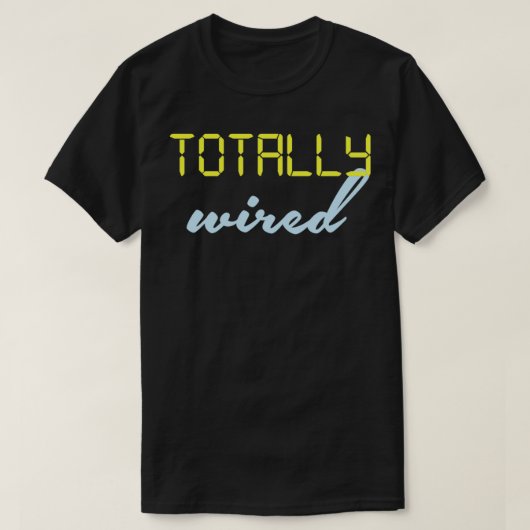 Totaal bekabeld  t-shirt (Design voorkant)