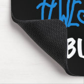 Totaal Blauwe T-shirts Geweldige Abuela en Giften Muismat (Hoek)