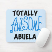 Totaal Blauwe T-shirts Geweldige Abuela en Giften Muismat (Met muis)