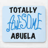 Totaal Blauwe T-shirts Geweldige Abuela en Giften Muismat (Voorkant)