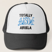 Totaal Blauwe T-shirts Geweldige Abuela en Giften Trucker Pet (Voorkant)