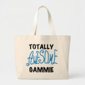 Totaal Blauwe T-shirts Geweldige Gammie en Giften Grote Tote Bag (Voorkant)