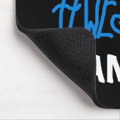 Totaal Blauwe T-shirts Geweldige Gammie en Giften Muismat (Hoek)