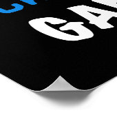 Totaal Blauwe T-shirts Geweldige Gammie en Giften Poster (Hoek)