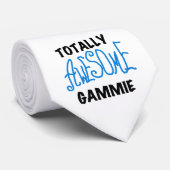 Totaal Blauwe T-shirts Geweldige Gammie en Giften Stropdas (Opgerold)