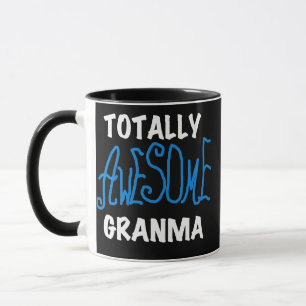 Totaal Blauwe T-shirts Geweldige Granma en Giften Mok