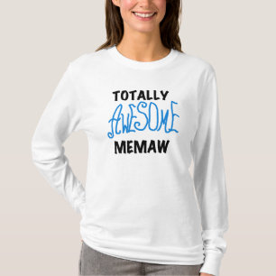 Totaal Blauwe T-shirts Geweldige Memaw en Giften
