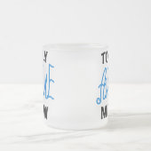 Totaal Blauwe T-shirts Geweldige Memaw en Giften Matglas Koffiemok (Center)