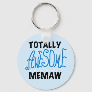 Totaal Blauwe T-shirts Geweldige Memaw en Giften Sleutelhanger