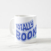 Totaal boekenliefhebber Leuk leesdesign Koffiemok (Voorkant links)