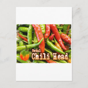 Totaal Chili Hoofd Briefkaart