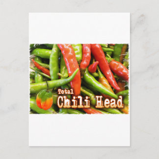 Totaal Chili Hoofd Briefkaart