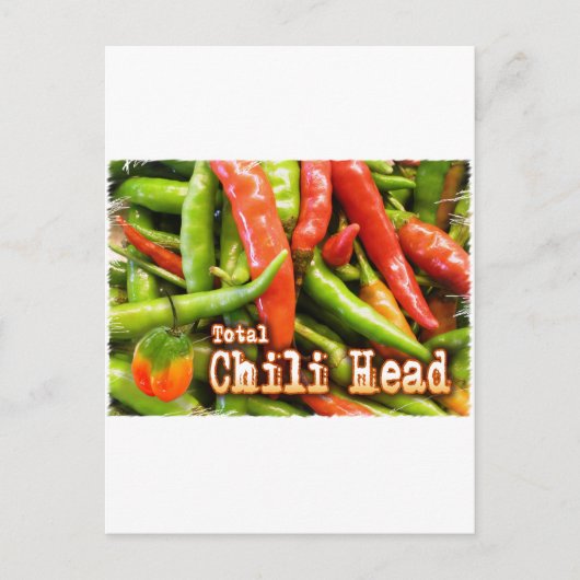Totaal Chili Hoofd Briefkaart (Voorkant)