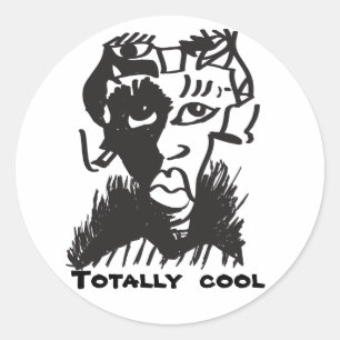 Totaal Cool Quote Afrika Jamaicaanse Ronde Sticker