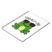 Totaal Coole Grappige Pad Pun Notitieboek (Linkerzijde)