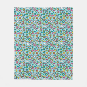 Totaal Cute Doodles Fleece Deken