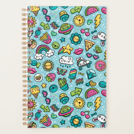 Totaal Cute Doodles Planner (Voorkant)