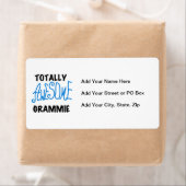 Totaal de Blauwe Giften van T-shirts Geweldige Etiket (Insitu)