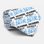 Totaal de Blauwe Giften van T-shirts Geweldige Gra Stropdas (Opgerold)