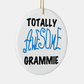 Totaal de Blauwe Giften van T-shirts Geweldige Keramisch Ornament (Rechts)