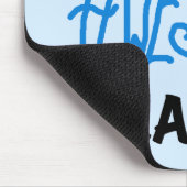 Totaal de Blauwe Giften van T-shirts Geweldige Muismat (Hoek)