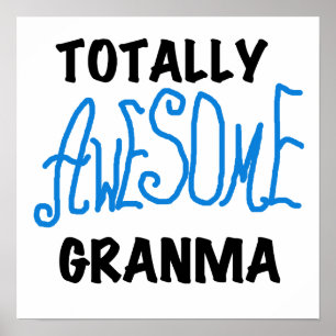 Totaal de Blauwe Giften van T-shirts Geweldige Poster