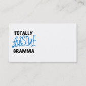 Totaal de Blauwe Giften van T-shirts Geweldige Visitekaartje (Achterkant)