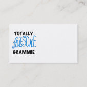 Totaal de Blauwe Giften van T-shirts Geweldige Visitekaartje (Achterkant)