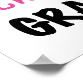 Totaal de Roze Giften van T-shirts Geweldige Gramm Poster (Hoek)