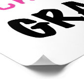 Totaal de Roze Giften van T-shirts Geweldige Gramm Poster (Hoek)