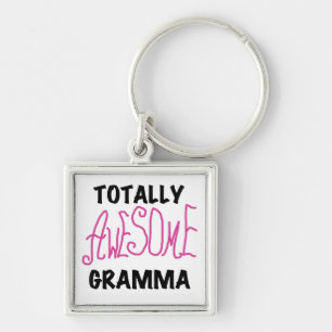 Totaal de Roze Giften van T-shirts Geweldige Gramm Sleutelhanger