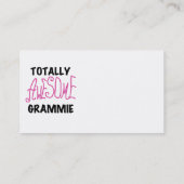 Totaal de Roze Giften van T-shirts Geweldige Visitekaartje (Achterkant)