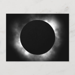 Totaal eclips briefkaart