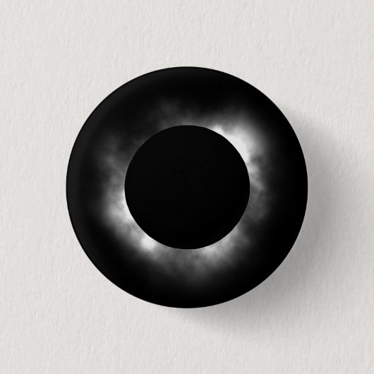 Totaal eclips ronde button 3,2 cm (Voorkant)