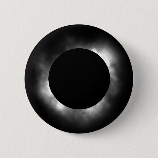 Totaal eclips ronde button 5,7 cm (Voorkant)