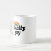 TOTAAL GAY RAINBOW - WITTE -.png Koffiemok (Voorkant links)