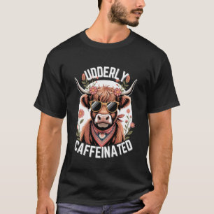 Totaal Gecaffineerde Koffie Grappige Boerderij Wes T-shirt