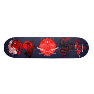 Totaal gecombineerd persoonlijk skateboard