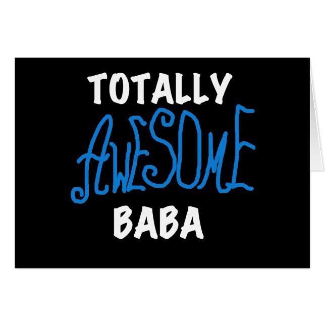 Totaal Geweldige Baba Tshirts en geschenken (Voorkant Horizontaal)