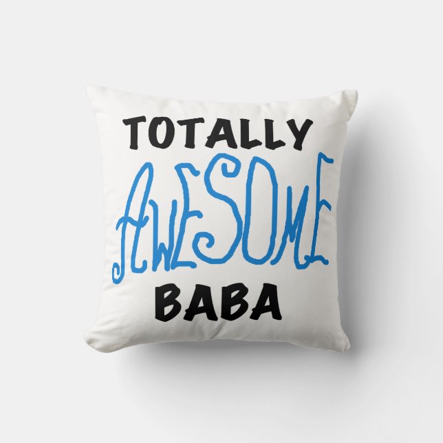 Totaal Geweldige Baba Tshirts en geschenken Kussen (Voorkant)