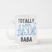 Totaal Geweldige Baba Tshirts en geschenken Matglas Koffiemok (Links)