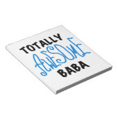 Totaal Geweldige Baba Tshirts en geschenken Notitieblok (Schuin)